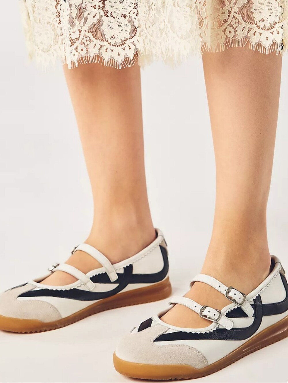 Anthropologie Bronx NEW Cli-oo Double-Strap Mary Jane Sneakers
